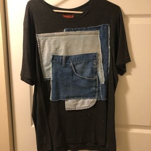 Unique shirt dress/over sized tee
